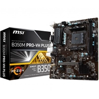 Placa-Mãe MSI B350M Pro-VH Plus AMD - R$340