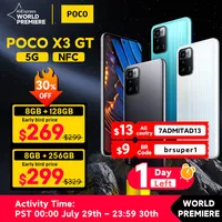 Smartphone Poco X3 GT 5G NFC - 8GB+128GB (Lançamento) | Versão Global | R$ 1499