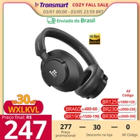 [R$162,75 Moedas /APP/ BR] Fone Bluetooth Tronsmart Sounfii Q20S  Áudio De Alta Resolução, Cancelamento De Ruído Ativo Híbrido, Reprodução 60H- ANC