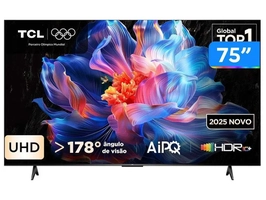 Smart TV 75" TCL 4K UHD Google TV 75P6K