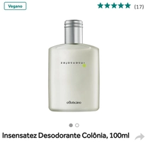 Insensatez Desodorante Colônia, 100ml - R$68