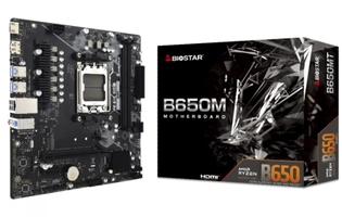 Placa Mãe Biostar B650MT, Chipset B650, AMD AM5, MATX, DDR5