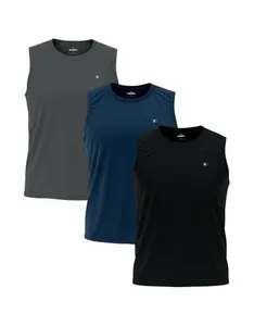 Kit 3 Regatas Dry Fit Sandrini Masculinas