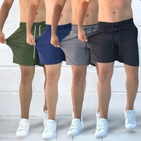 Kit 4 Shorts Masculino Praia Tactel Academia C Lycra Bermuda