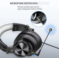 Headset gamer fone de ouvido com microfone 