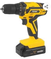 Parafusadeira/Furadeira Bateria 12V PEV012 Bivolt Vonder