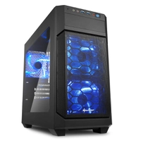 Gabinete Sharkoon V1000 Micro-ATX com Janela Lateral em Acrílico