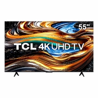 Smart TV 55” UHD 4K TCL P755 LED com Google TV, Dolby Vision e Atmos, HDR10+, Wi-Fi, Bluetooth, Google Assistente e Design sem Bordas
