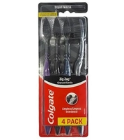 (REC)Escova Dental Colgate ZigZag Carvão 4 unid