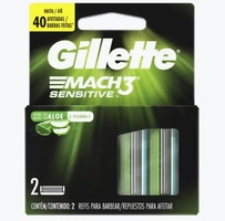[REGIONAL] Gillette Mach3 Carga para Aparelho de Barbear Sensitive Delivery (2 X 1)