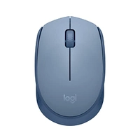 Mouse sem fio Logitech M170 com Design Ambidestro Compacto, Conexão USB e Pilha Inclusa - Azul Claro