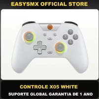 [R$60 Cashback/Imposto Incluso] Controle Sem Fio EasySMX X05 RGB, Analógicos e Gatilhos Hall Effect 