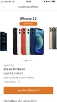 Iphone 12 - IPHONE PARA SEMPRE ITAU R$7999