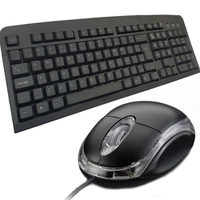 Kit Teclado Usb + Mouse Usb Standart
