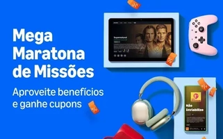 Participe da Mega Maratona de Missões com o Amazon Prime ganhe 8 cupons de R$20 em R$60