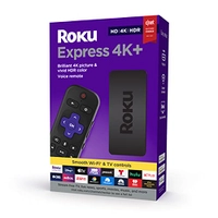 Roku Express 4K+ 2021 | Streaming Media Player HD/4K/HDR com Streaming sem fio suave e controle remo