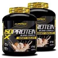 [R$61 cada] Kit 2x Whey Protein Isolado 2Kg