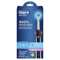 Escova Elétrica Recarregável Oral-B Pro 2000 Sensi Ultrafino 220v + 1 Refil Sensi Ultrafino