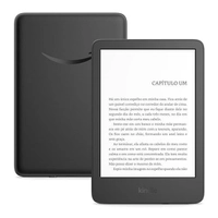 Kindle 16GB com luz embutida e tela antirreflexo de 6 polegadas