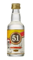Cachaça Miniatura 51 Pirassununga, 50mL