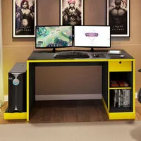 Mesa Para Computador Notebook Desk Game Drx 3000 Preto/amarelo - Móveis Leão | R$405