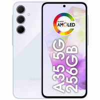 [APP] Smartphone Samsung Galaxy A35 5G VERSÃO 256GB 8GB RAM Tela 6.6 Super AMOLED 120Hz Áudio Estéreo IP67 NFC