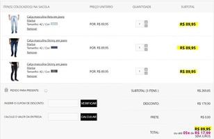 BUG MARISA! Compre 3 peças masculinas e só pague 1