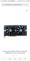 Placa de Video Sapphire Radeon RX 580 4GB GDDR5 Nitro+ 256-bit, 11265-07-20G