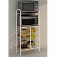 Fruteira 4 Prateleiras 3 Cestos Islândia Móveis Teixeira [Branco/Imbuia]