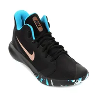 Tênis Nike Precision III - Preto e Bronze | R$218