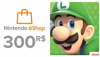 GiftCard/Vale-presente Nintendo Eshop - R$300,00