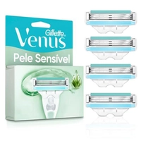 [REC/+por- R$22] Kit com 4 Cargas Venus Pele Sensível com Aloe Vera - 4 unid.