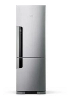 Geladeira frost free Consul CRE44A inox com freezer 397L | R$ 3149