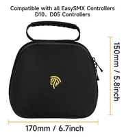 [R$1,62 MOEDAS/App] Case para controle EasySMX EasySMX D05/D10 com dock de carregamento