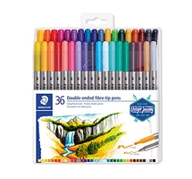 Caneta Hidrocor Ponta Dupla, Staedtler, 3200 TB36, 36 Cores