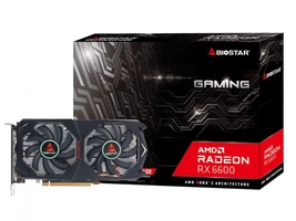 Placa de Vídeo Biostar AMD Radeon RX 6600, 8GB, GDDR6, Ray Tracing, VA66M6RM81