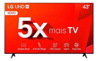LG Smart TV LG 43 4K UltraHD Pro HDR Thinq Ai Alexa, Bluetooth