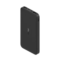 Carregador Portátil Power Bank Redmi Xiaomi, 10000mAh, 2 Portas,  USB-C e USB-A, Preto - XM451PRE-B
