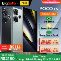 (BR) Smartphone Poco F6 Snapdragon 8s Gen 3, Tela AMOLED 120Hz 