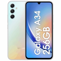 [C. OURO] Smartphone Samsung Galaxy A34 5G 256GB 8GB RAM Tela 6.6 Super AMOLED Áudio Estéreo IP67