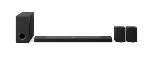 LG Home Theater Soundbar S95TR com alto-falantes traseiros e som surround com configuração de canais 9.1.5