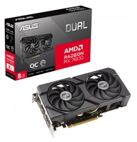 Placa De Vídeo Asus Dual AMD Radeon RX 7600 EVO OC Edition, 8GB, GDDR6, FSR, Ray Tracing, DUAL-RX7600-O8G-EVO