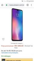 Mi 9 128gb 6gb Ram Dual Global Pronta Entrega Mi9 | R$1840