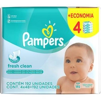 Lenços Umedecidos com 192 Unidades Regular Pampers por R$ 20