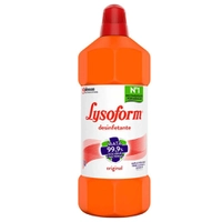 (REC) Lysoform Original, Desinfetante Líquido, Limpeza Pesada e Eficiente,1L