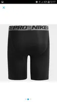 Short Nike Cool 6 pol. Masculino - Preto e Cinza Tamanho P por R$ 20
