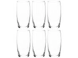 Jogo de Copos de Vidro 300ml 6 Peças Nadir