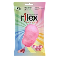 Preservativo Rilex Algodão Doce c/ 3 Camisinhas