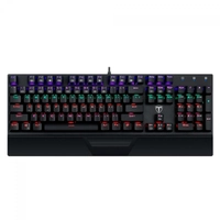 Teclado Gamer Mecânico T-Dagger Destroyer, Rainbow, Switch Red, Black, ABNT2, T-TGK305-RD (PT-RED)