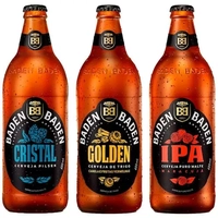 Cerveja Baden Baden 3 Sabores Garrafa 600 ml - 3 Unidades